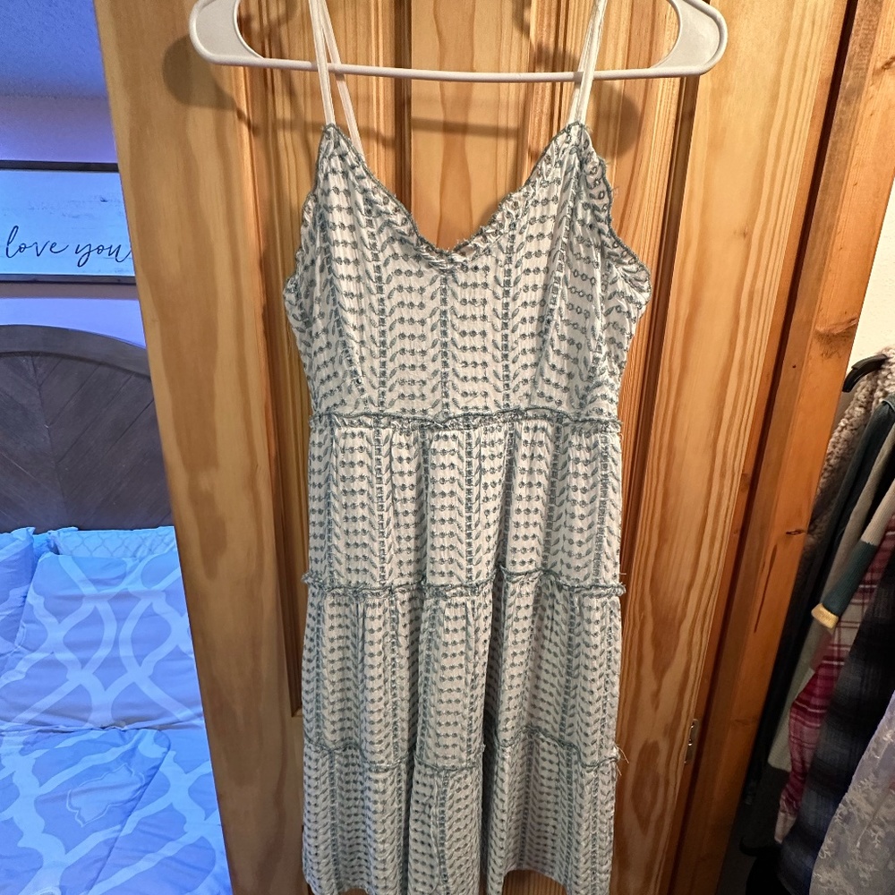 Jessica Simpson Dress, Size: S, Color: white and teal